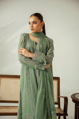 Diva By Zouj Unstitched 3 Piece Luxury Chiffon Collection'2025-Frosted Patel