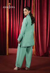 Asim Jofa Premium Festive Ajpf-11 Embroidered Organza 2 Pcs