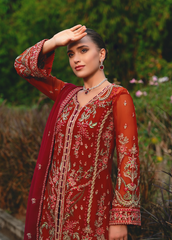 Gulaal Unstitched 3 Piece Luxury Emb Pret Suit-Athena (GL-EP-2024-22)