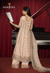 Asim Jofa Premium Festive Ajpf-33 Embroidered Zari Net Ayudhia 3 Pcs