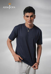 Western Urban Edit By Asim Jofa T-Shirt Suit-AJMTE-09