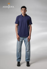 Western Urban Edit By Asim Jofa T-Shirt Suit-AJMPO-05