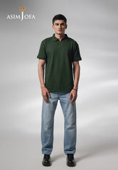 Western Urban Edit By Asim Jofa T-Shirt Suit-AJMPO-11