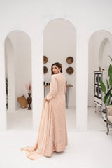 Manahils Stitched Formals Sw 04-Peach