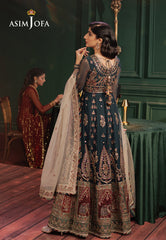 Asim Jofa Premium Festive Ajpf-39 Embroidered Chiffon 2 Pcs