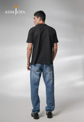 Western Urban Edit By Asim Jofa T-Shirt Suit-AJMTE-06