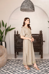Manahils Stitched Formals Wa 03-Beige