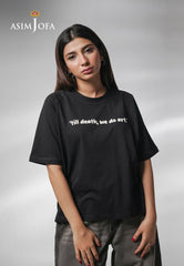 Western Urban Edit By Asim Jofa T-Shirt Suit-AJWTE-12