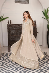 Manahils Stitched Formals Sw 04-Beige