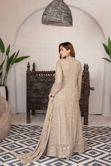 Manahils Stitched Formals Sw 04-Beige