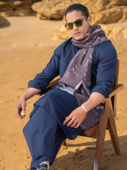 Tng By MD Mens Stole Collection-Jaun Elia Stole Grey