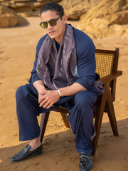 Tng By MD Mens Stole Collection-Jaun Elia Stole Grey