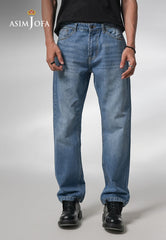 Western Urban Edit By Asim Jofa Denim Jeans Suit-AJMDE-05