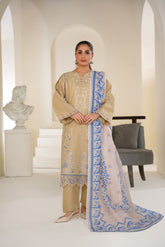 Threads & Weaves Sapphire Sand - Embroidered Lawn Ready to Wear 3PC-RTWL26106S
