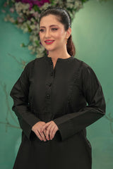 Tng By Md Solid Co Ords Collection-Farshi Black