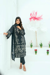 Amal Unstitched 3 Piece Printed Lawn Collection