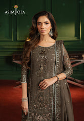 Asim Jofa Premium Festive Ajpf-21 Embroidered Chiffon 3 Pcs