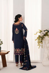 Feathers Unstitched Winter Arrivals Suit-VELREN-FT545