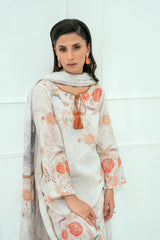 Amal Unstitched 3 Piece Printed Lawn Collection