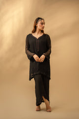 Elysia By Zouj Stitched Summer Collection'2026-Midnight Dahlia