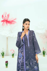 Amal Unstitched 3 Piece Printed Lawn Collection