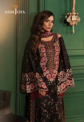 Asim Jofa Premium Festive Ajpf-19 Embroidered Silk 3 Pcs