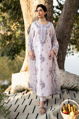 Fresco By Sheenora Stitched 3 Piece Lawn Edit Collection'2025-Lilac Grace