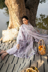 Fresco By Sheenora Stitched 3 Piece Lawn Edit Collection'2025-Lilac Grace
