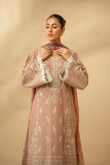 Zouj Unstitched 3 Piece Chikankari Lawn Edit Suit-Desert Bloom