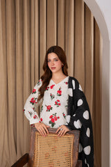 Feathers Unstitched Winter Arrivals Suit-MAELIN-FT598