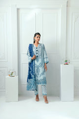 Amal Unstitched 3 Piece Printed Lawn Collection