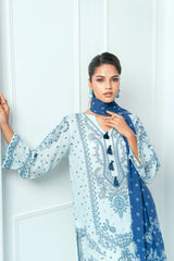 Amal Unstitched 3 Piece Printed Lawn Collection