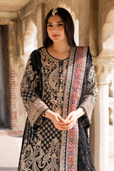 Meeras By Imrozia Serene Unstitched 3 Piece Luxury Formals Suit-I-222 AQIQ