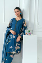 Amal Unstitched 3 Piece Printed Lawn Collection
