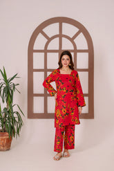 Feathers Unstitched Winter Arrivals Suit-ORLITH-FT605