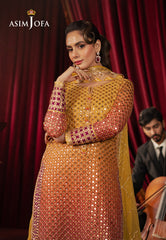 Asim Jofa Premium Festive Ajpf-25 Embroidered Chiffon 3 Pcs