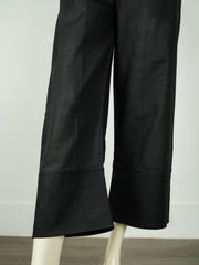 Deck Up Khaddar Culottes - Black