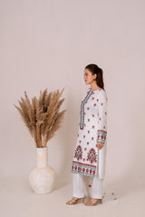 Feathers Unstitched Winter Arrivals Suit-ORVEN-FT608