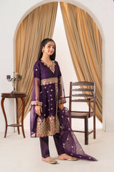 Khayat Stitched 3 Piece Festive Formals Kids Suit-Royelle