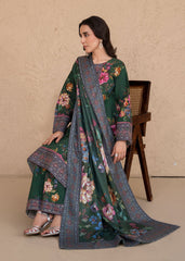 Meerak Stitched 3 Piece Khaddar Suit-D-204