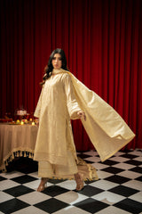 Freesia By Zouj 3 Piece Festive Edit-Sunlit Golden