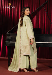 Asim Jofa Premium Festive Ajpf-22 Embroidered Boski Silk 3 Pcs
