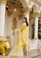 Rang E Gulposh Stitched 3 Piece Lawn Collection'2025RNG-1209