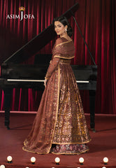 Asim Jofa Premium Festive Ajpf-36 Embroidered Chiffon 3 Pcs