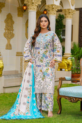 Rang E Gulposh Stitched 3 Piece Lawn Collection'2025-RNG-1205