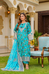 Rang E Gulposh Stitched 3 Piece Lawn Collection'2025-RNG-1212