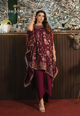 Asim Jofa Premium Festive Ajpf-04 Embroidered Chiffon 2 Pcs