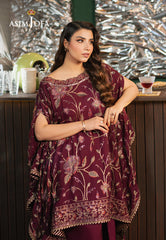 Asim Jofa Premium Festive Ajpf-04 Embroidered Chiffon 2 Pcs