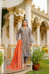 Rang E Gulposh Stitched 3 Piece Lawn Collection'2025-ENG-1213