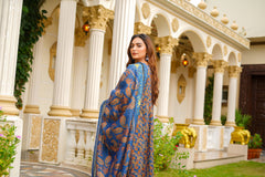 Rang E Gulposh Stitched 3 Piece Lawn Collection'2025-RNG-1214